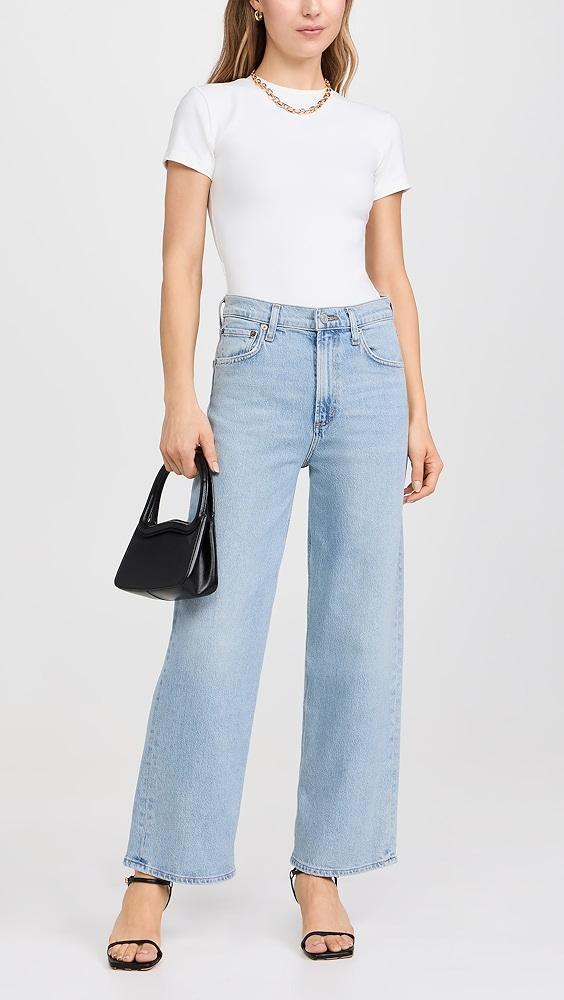 AGOLDE Ren: High Rise Wide Leg Jeans | Shopbop Product Image