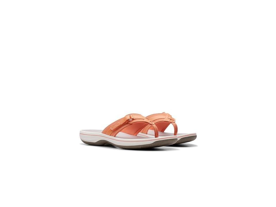 Clarks Breeze Sea (Tangerine/Pop Synthetic) Women's Sandals Product Image