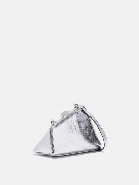 ''Midnight'' silver mini clutch Product Image