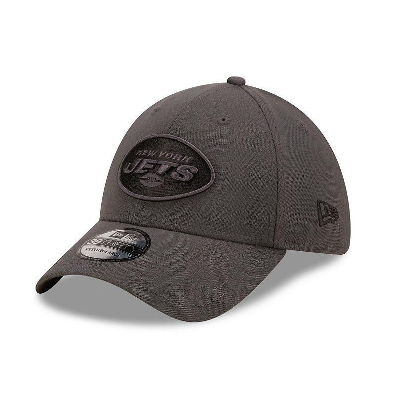 Mens New Era Graphite New York Jets Classic 39THIRTY Flex Hat Product Image