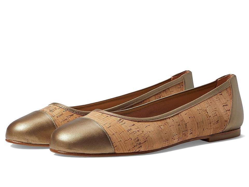 French Sole Venice (Natural/Bronze Cork/Metallic) Women's Shoes Product Image