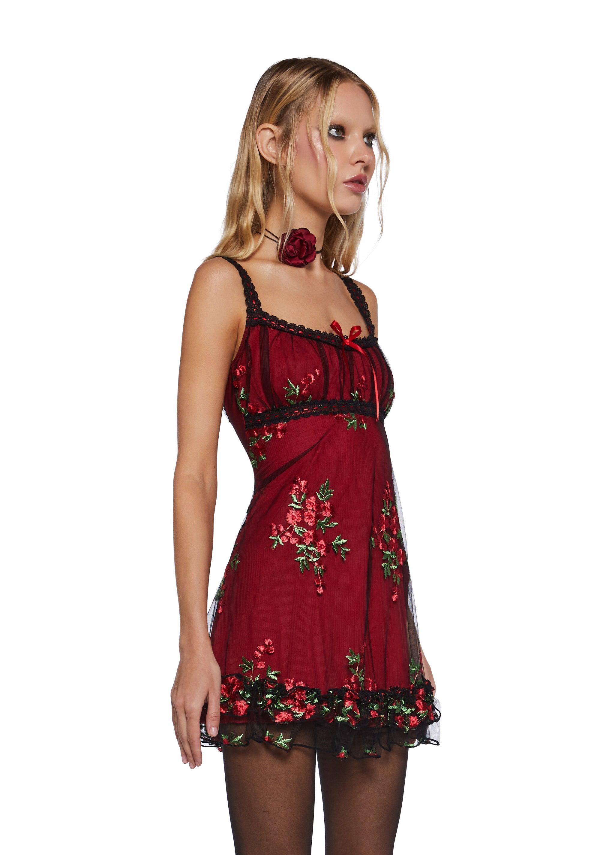 Heaven Struck Babydoll Dress - Red Baby Product Image