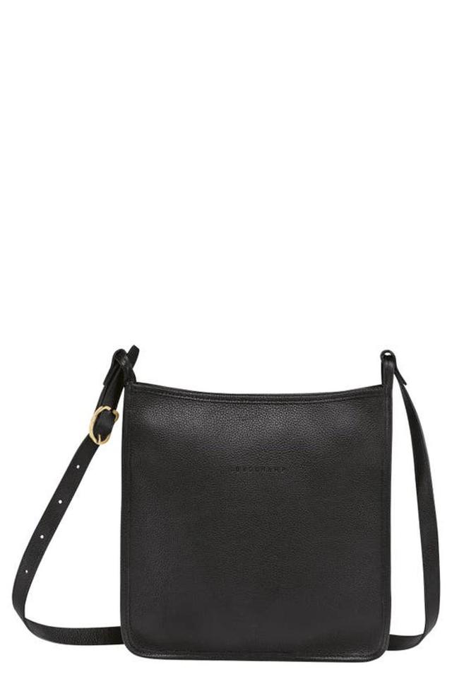 LONGCHAMP Le Foulonné Medium Crossbody Bag In Black Product Image