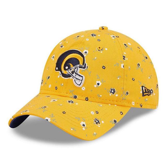 Womens New Era Los Angeles Rams Floral 9TWENTY Adjustable Hat Product Image