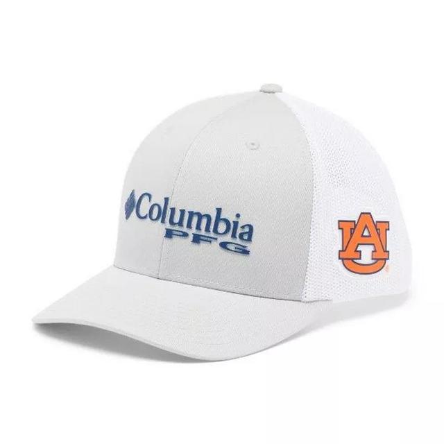 Mens Columbia Gray Auburn Tigers PFG Snapback Hat Product Image