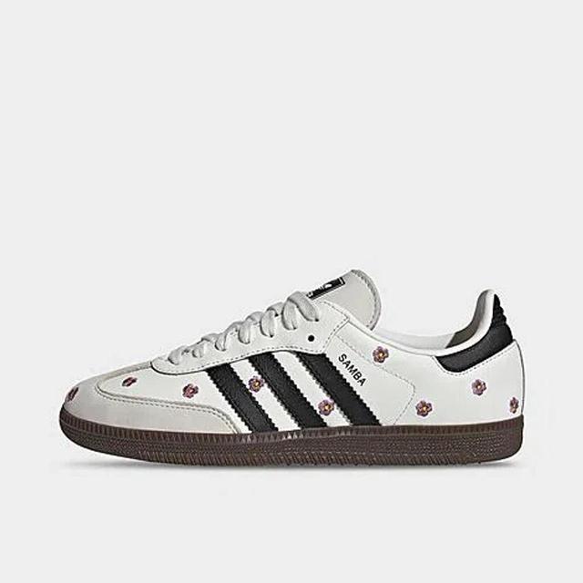 Adidas Women's Originals Samba Og Casual Shoes In Cloud White/black/gum Product Image