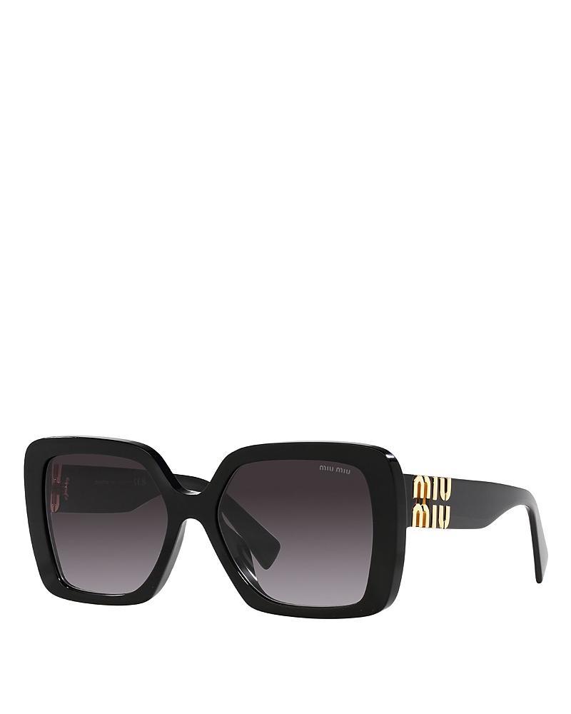 Miu Miu Woman Sunglass MU 10YS -  Frame color: Black, Lens color: Grey Gradient Product Image