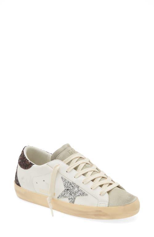 Golden Goose Super-Star Glitter Detail Low Top Sneaker Product Image