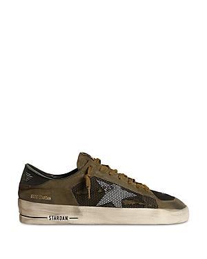 Men's Stardan Leather & Mesh Low-Top Sneakers Product Image