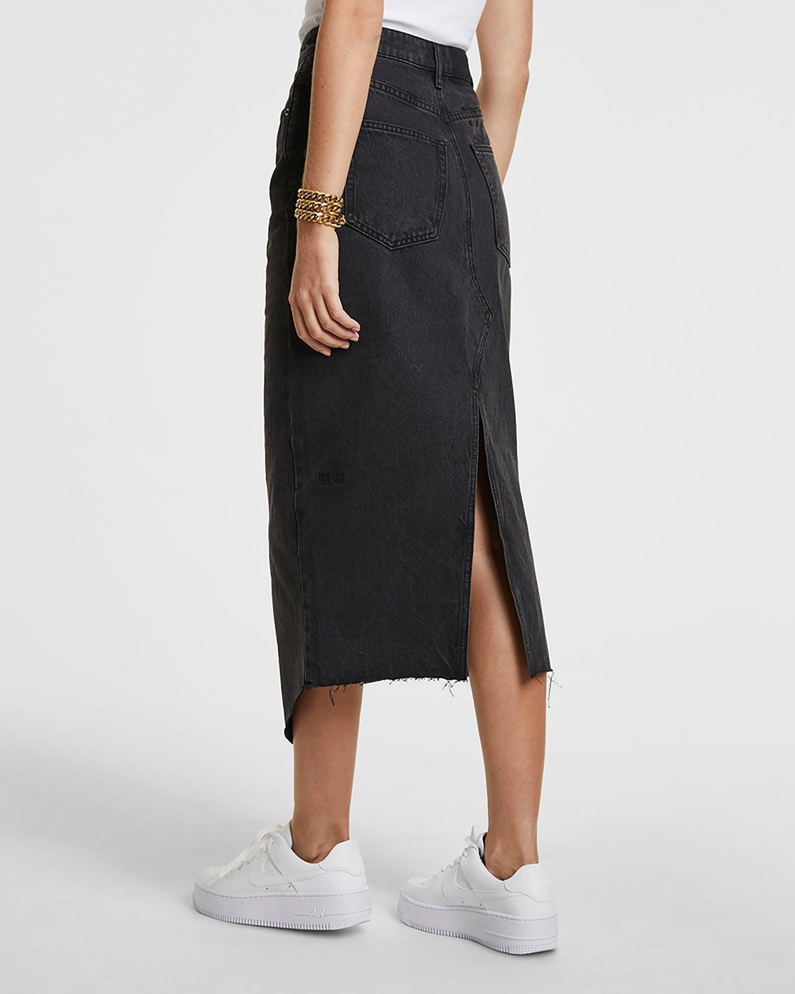 JAGGED SKIRT DOWNTOWN BLACK Female Product Image