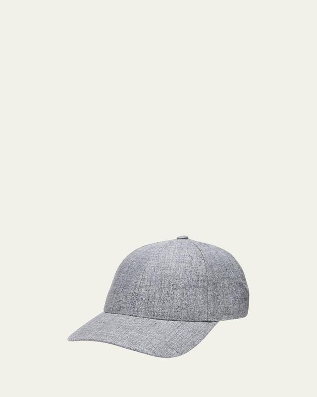 Mens Linen 6-Panel Baseball Cap Product Image