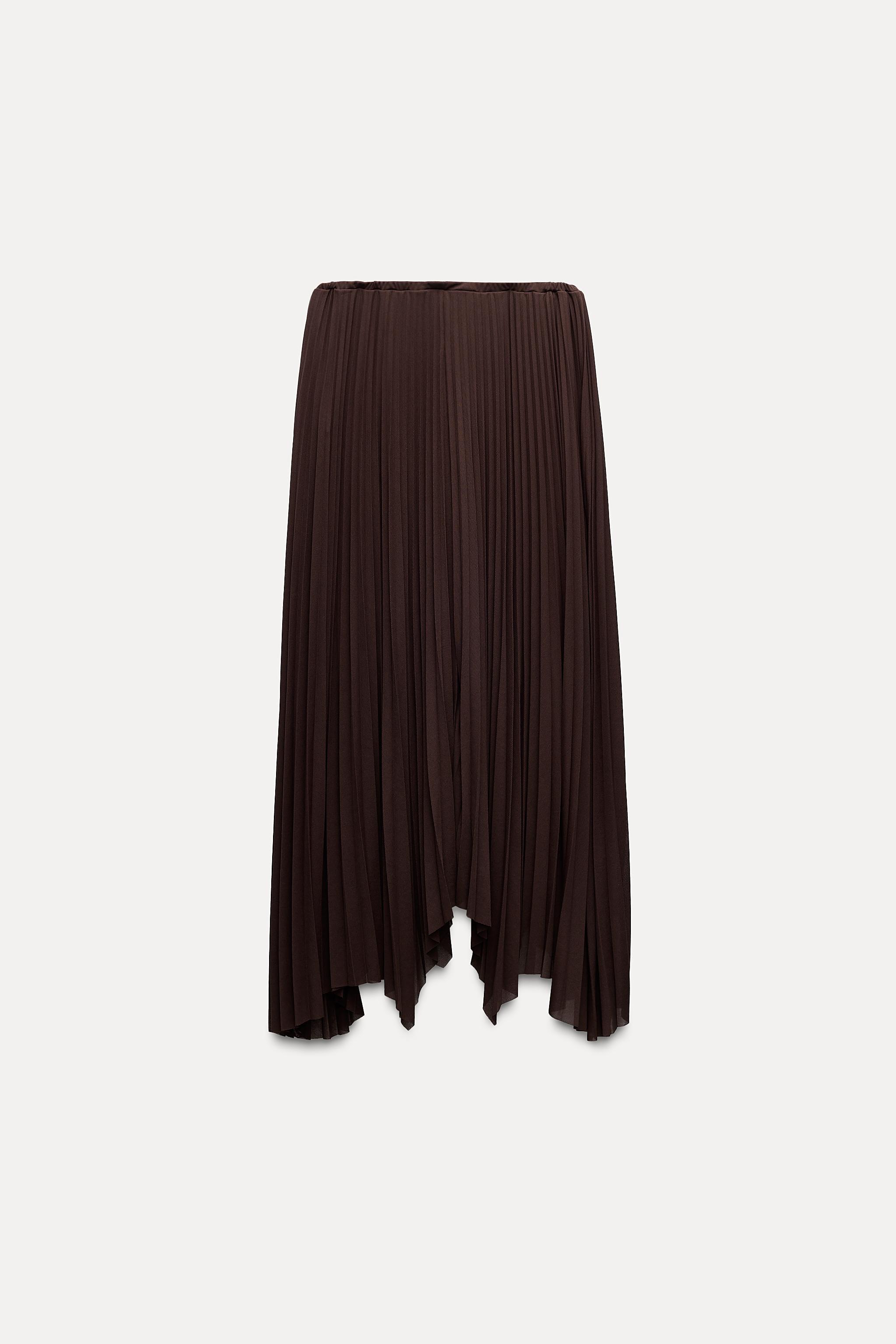 PLEATED MIDI SKIRT Product Image