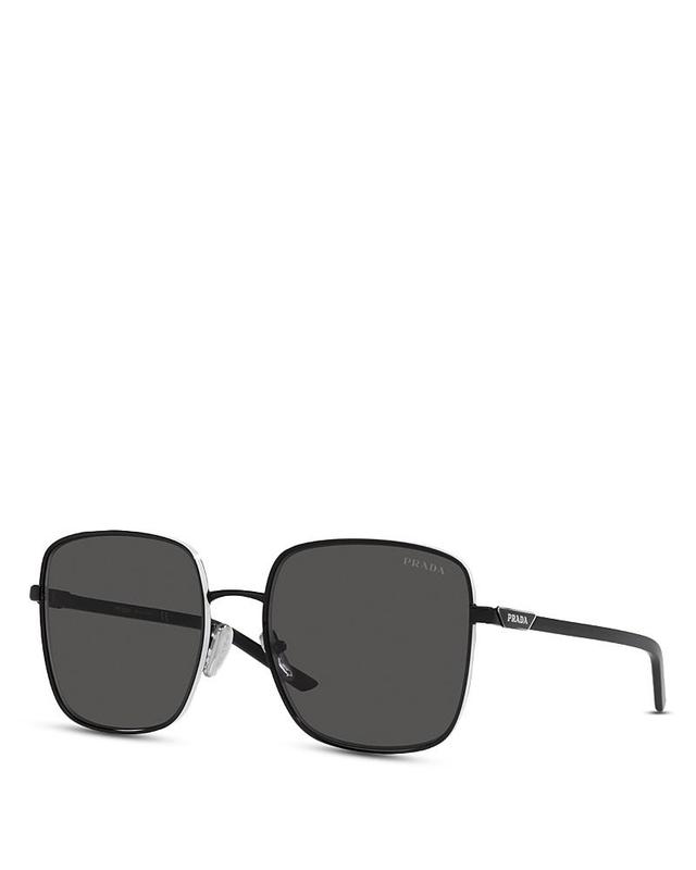 Womens 57MM Square Sunglasses Product Image