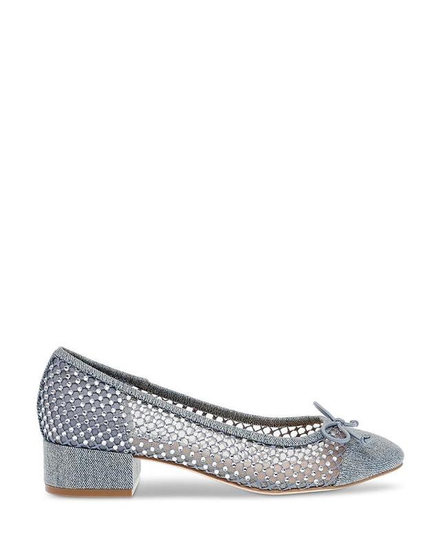 Steve Madden Womens Cherish Slip On Bow Flats Product Image