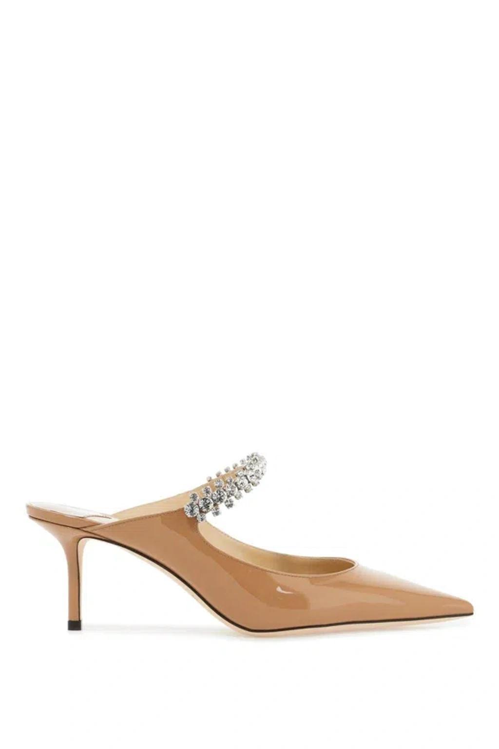 JIMMY CHOO Flat Shoes In Brown Product Image