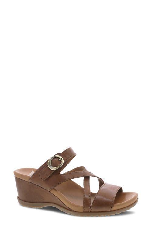 Dansko Ana Asymmetric Strappy Wedge Sandal Product Image