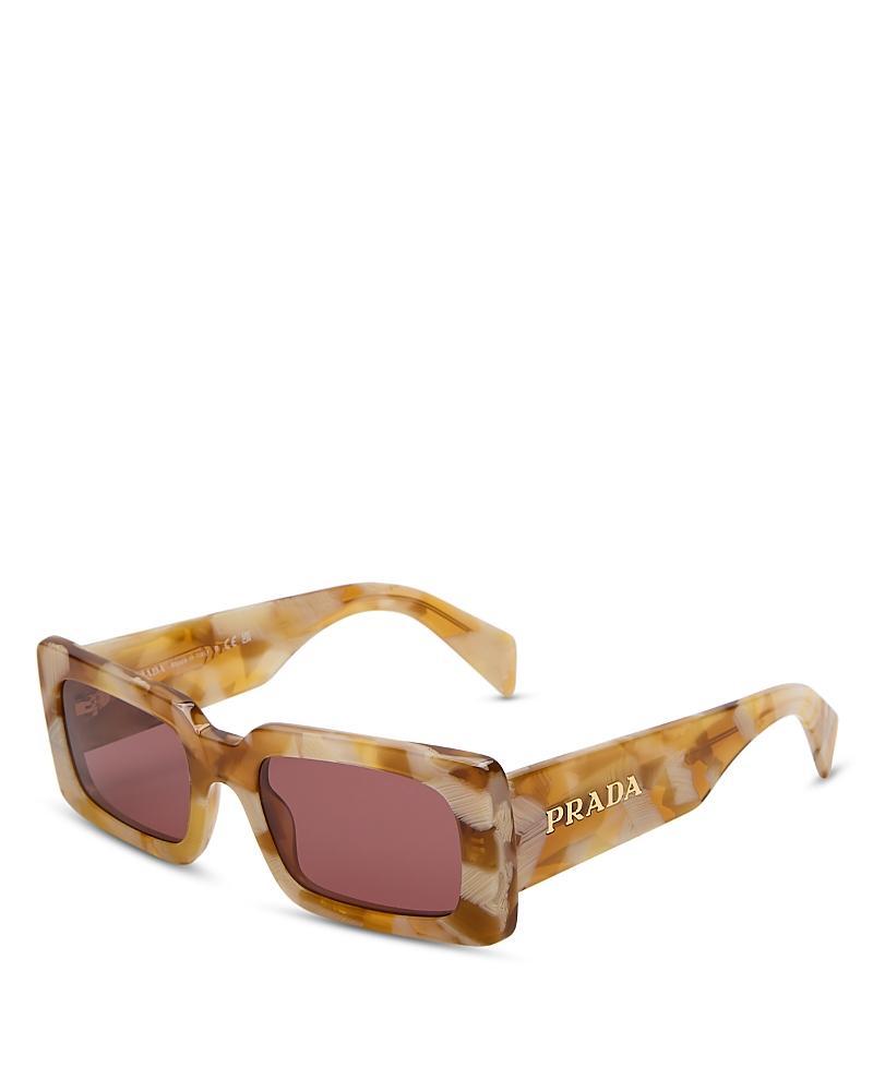 Prada Low Bridge Geometric Womens Sunglasses, Pr A12SF Product Image