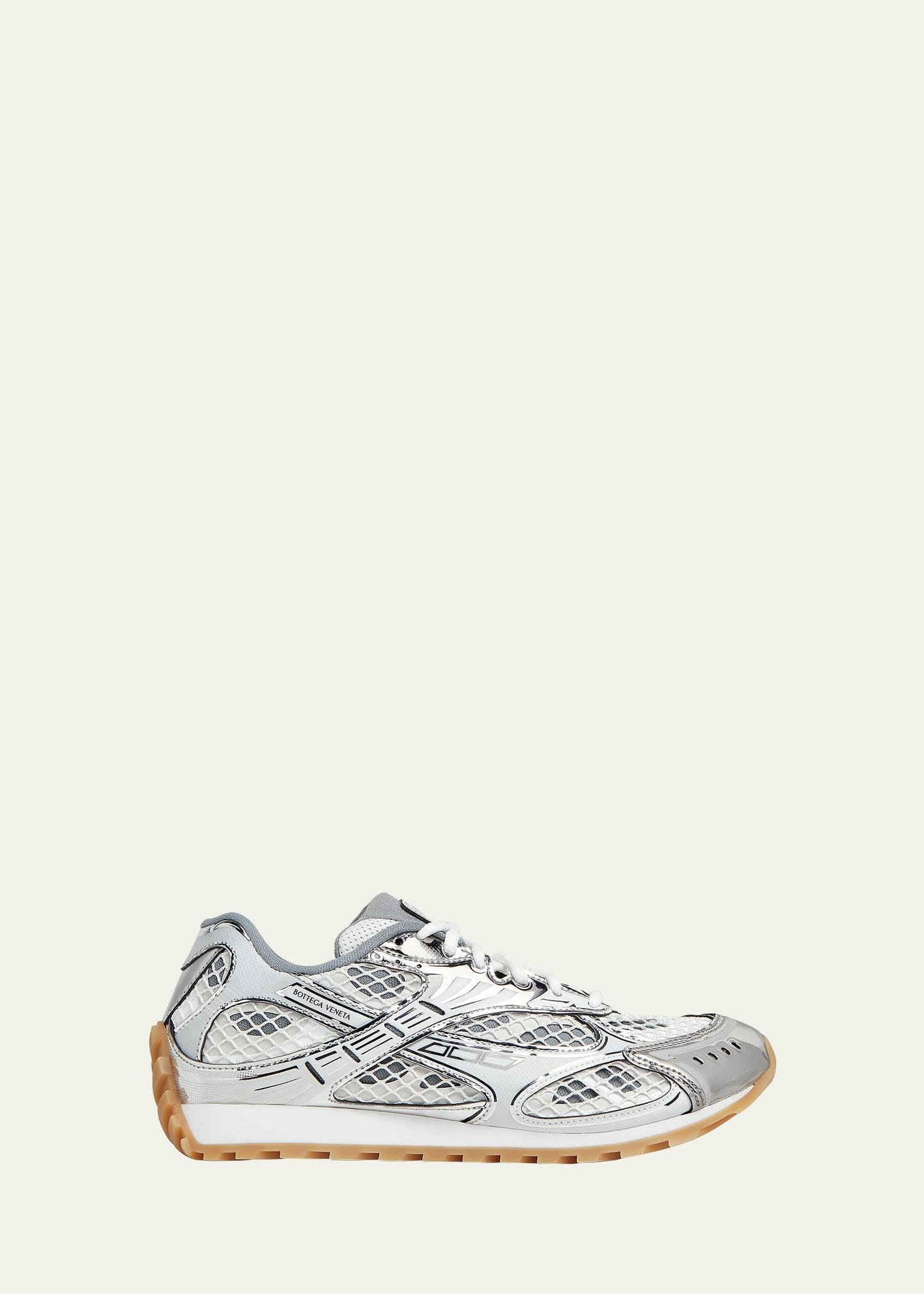 Orbit Metallic Net Runner Sneakers Product Image