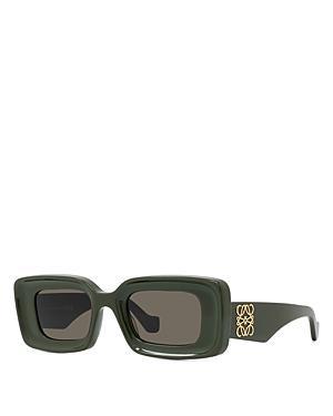 Loewe Chunky Anagram 46mm Rectangular Sunglasses Product Image