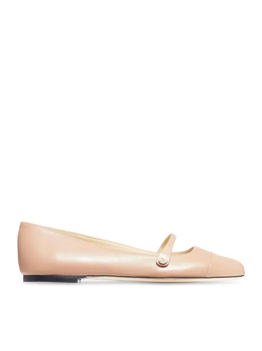 JIMMY CHOO Flat Shoes In Nappa And Patent Leather In Pink & Purple Product Image