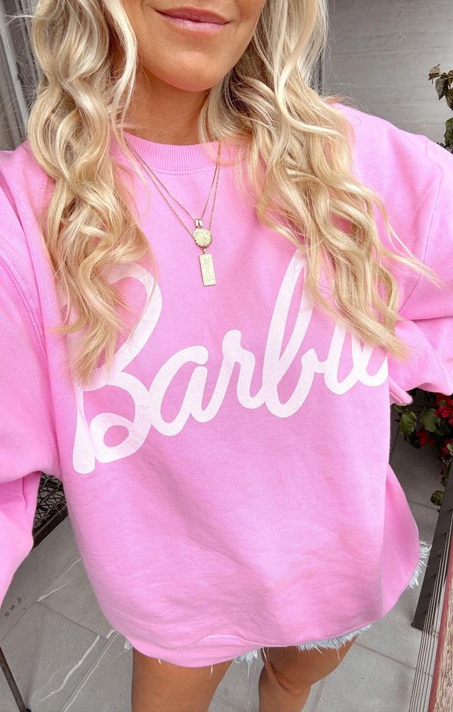 Barbie™ Sweatshirt ~ Barbie™ Pink Product Image