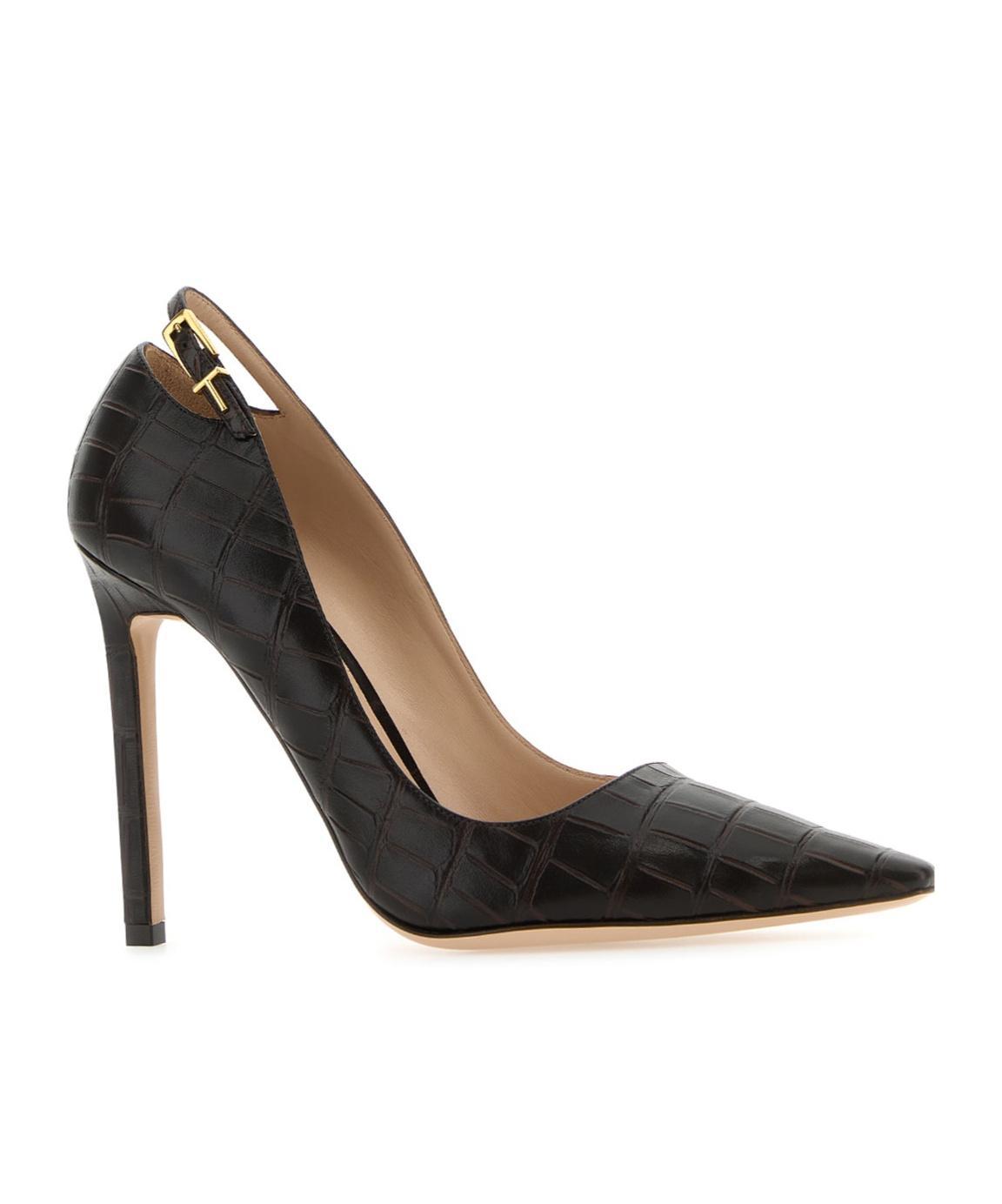 TOM FORD Women's Angelina 105mm Leather Pumps In Espresso Product Image