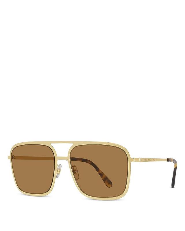 Womens Pilot 57MM Square Sunglasses Product Image