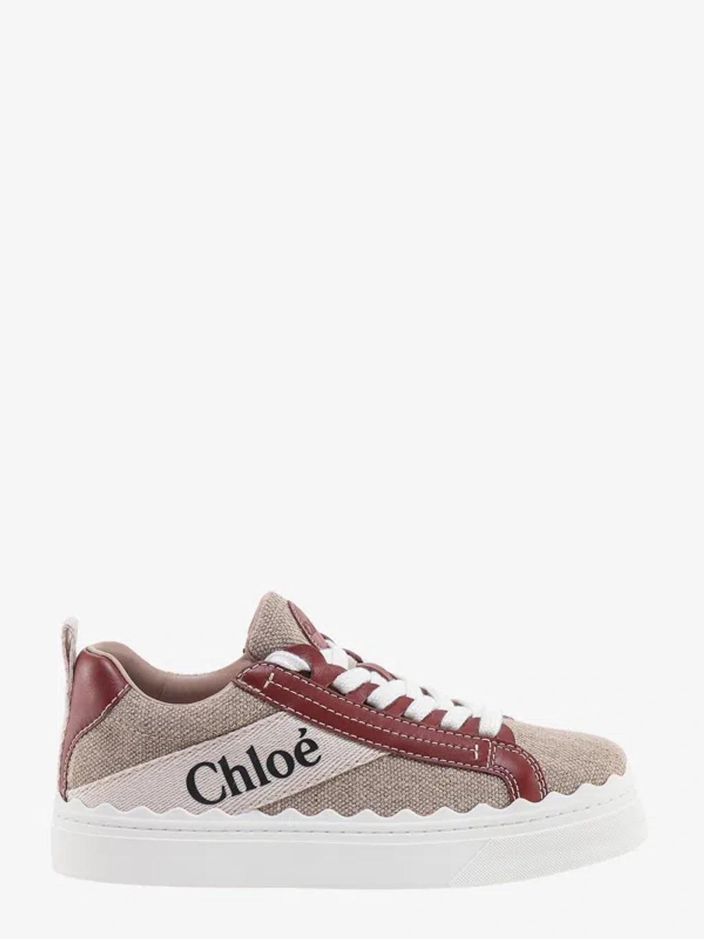 Chloe' Woman Chloe' Woman Beige Sneakers In Cream Product Image