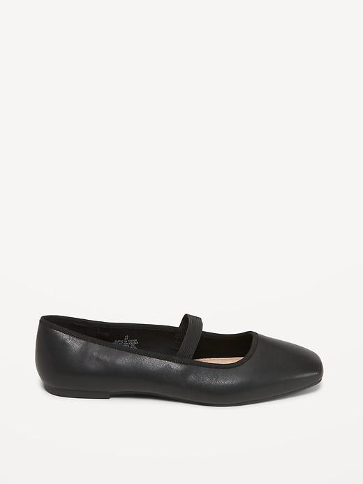 Satin Mary Jane Ballet Flat Product Image