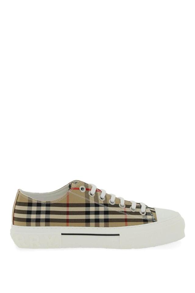 BURBERRY Vintage Check Canvas Sneakers In Multicolor Product Image