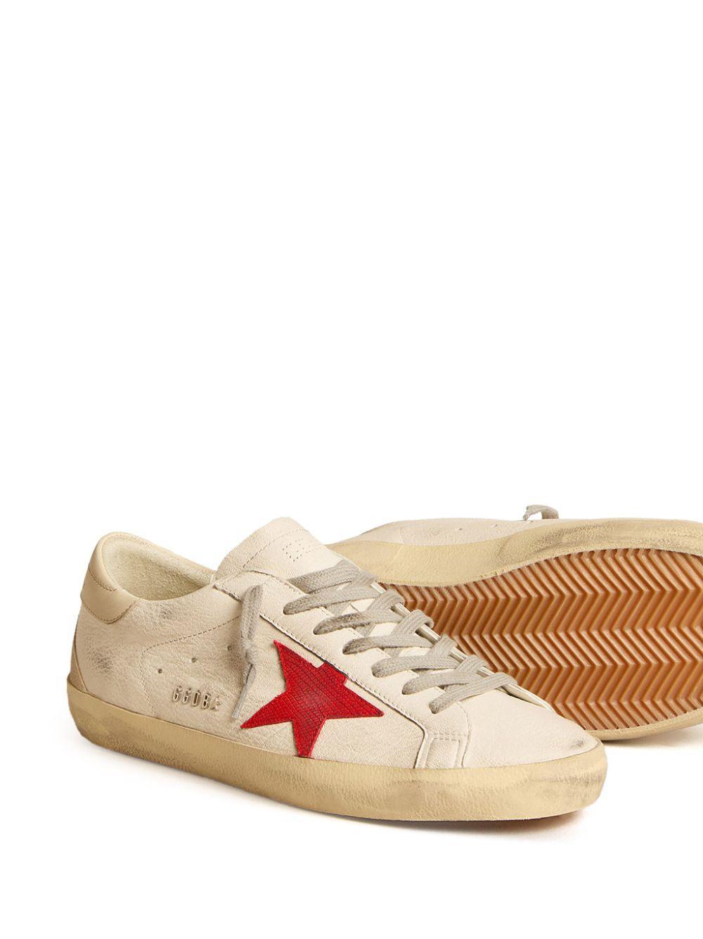 GOLDEN GOOSE Super-star Low-top Sneakers In White Product Image