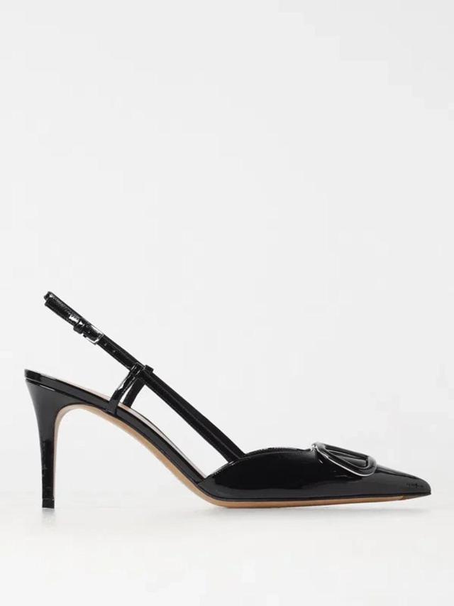 VALENTINO GARAVANI Valentino Vlogo Signature Pointed Toe Pumps In Black Product Image