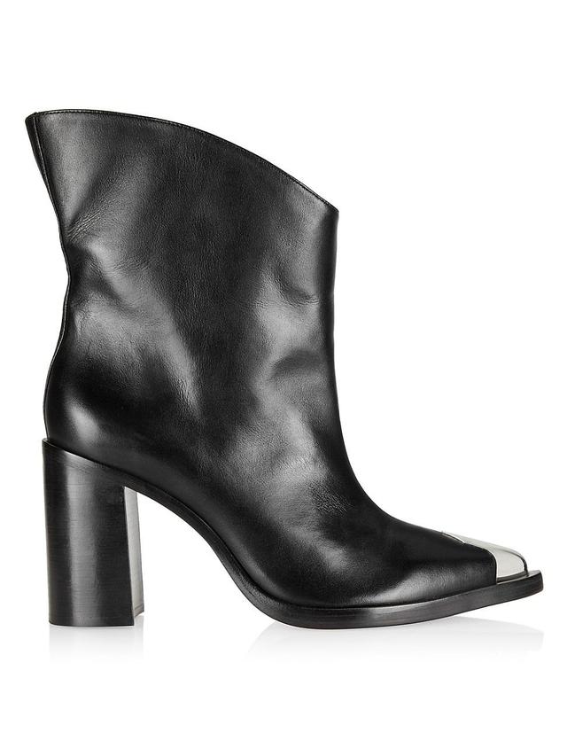 Womens Blaze 90MM Leather Booties Product Image