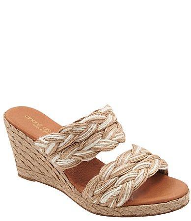 Andre Assous Nori Braided Multi Raffia Espadrille Slip Product Image