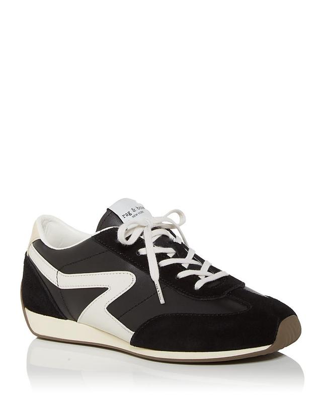 rag & bone Womens Slim Retro Runner Sneakers Product Image