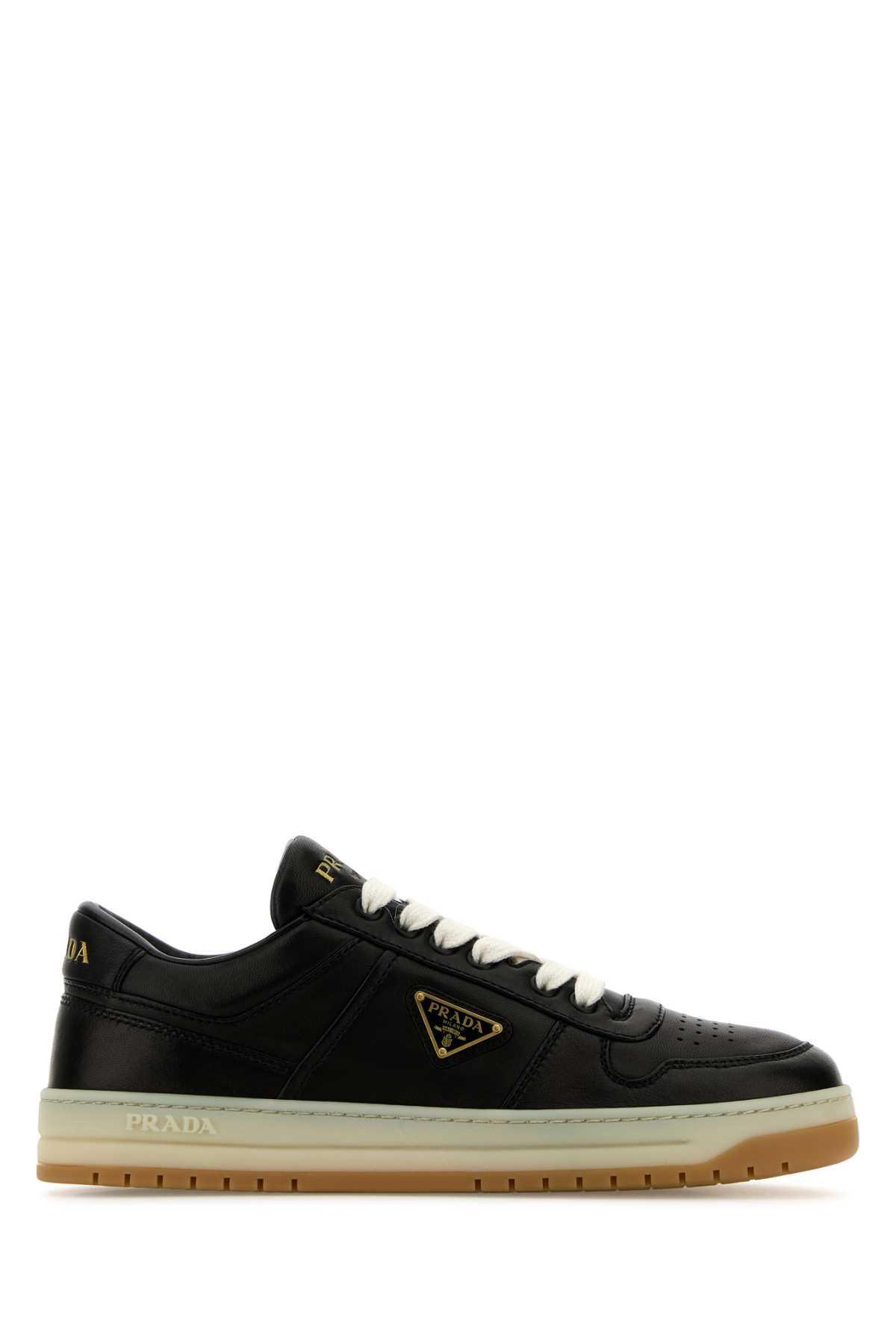 Downtown Leather Sneaker In Black Product Image