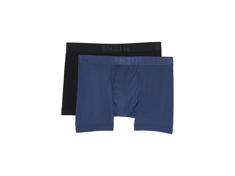 BN3TH Classic Trunks 2-Pack Solid Navy 2-Pack) Men's Underwear Product Image