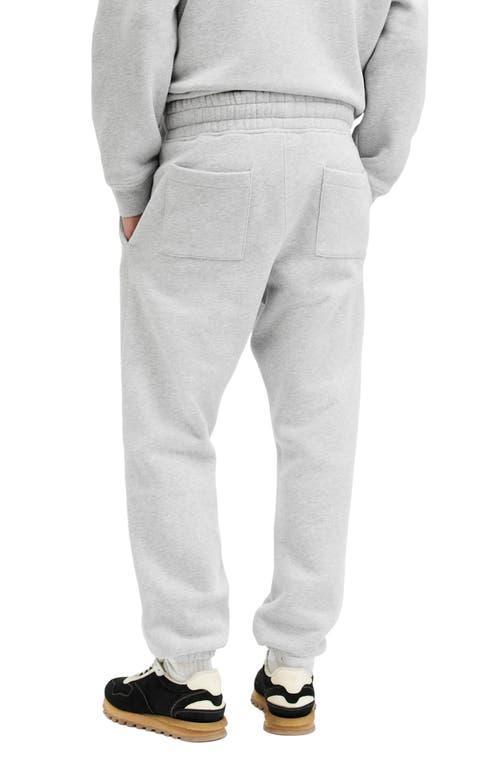 ALLSAINTS Haven Relaxed Fit Embroidered Sweatpants In Grey Marl Product Image