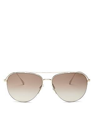 Womens Cleamons 60MM Aviator Sunglasses Product Image