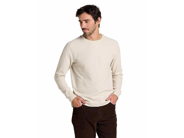 Toad&Co Framer II Long Sleeve Crew (Oatmeal) Men's Clothing Product Image