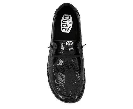 Heydude Womens Wendy Sequin Slip On Sneaker Product Image