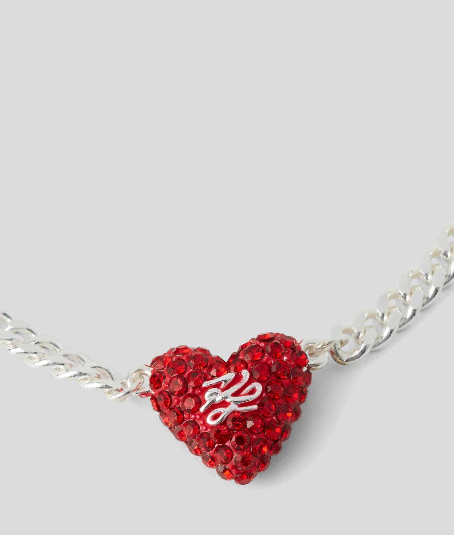 K/HEART PAVÉ CHARM BRACELET Product Image