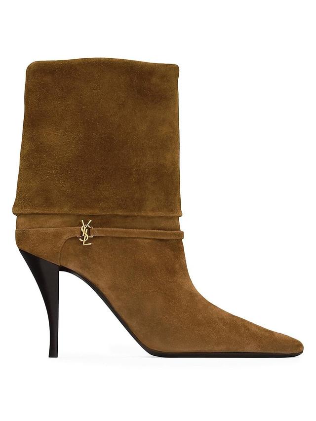 Womens Vicky Booties in Suede Product Image