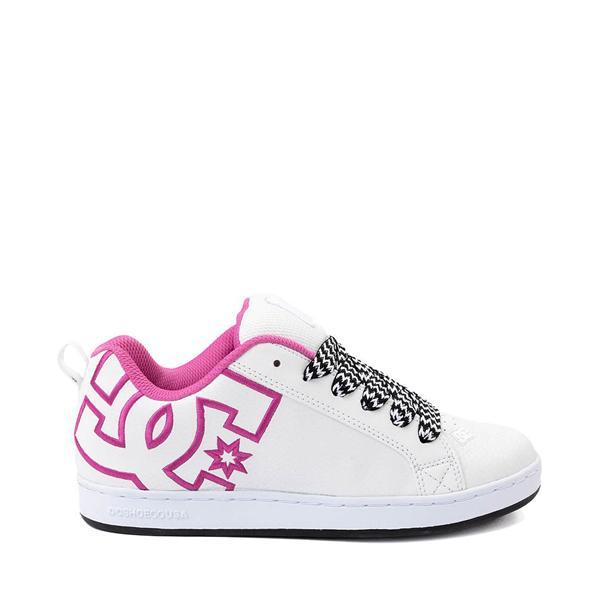 Womens DC Court Graffik Skate Shoe - White Product Image