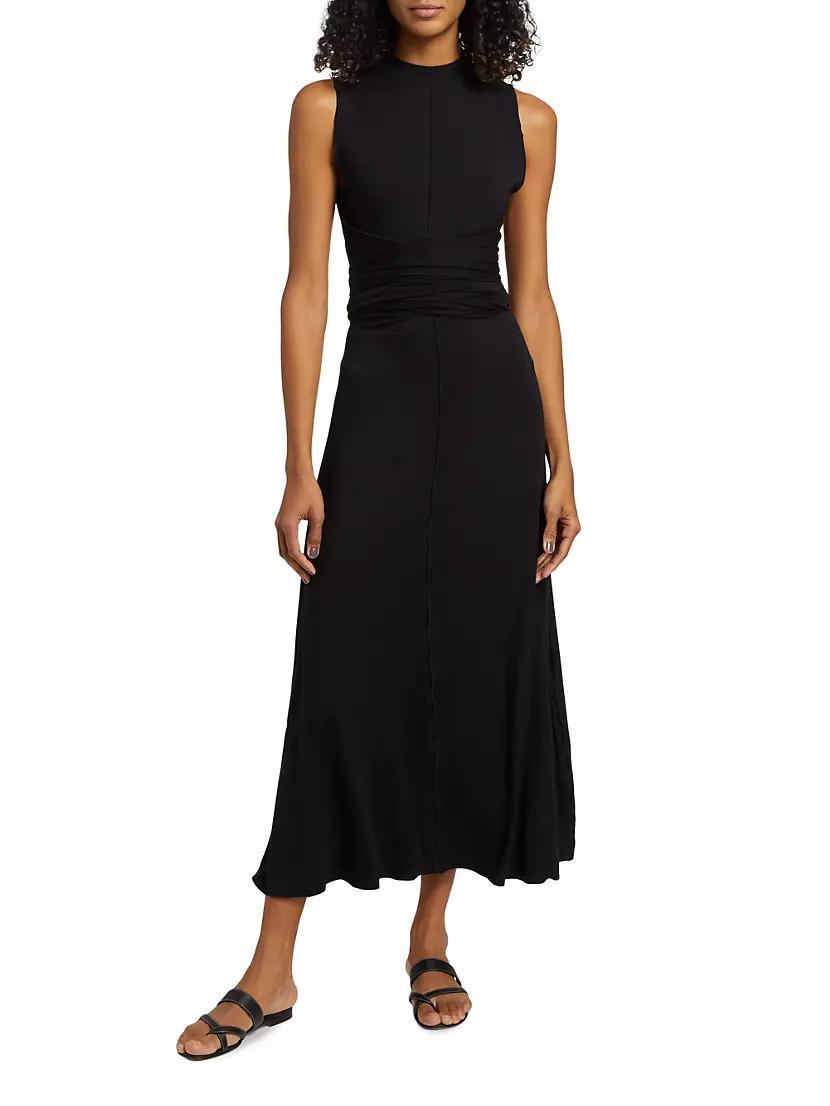 Beatrice Gathered Waist Maxi Dress Product Image