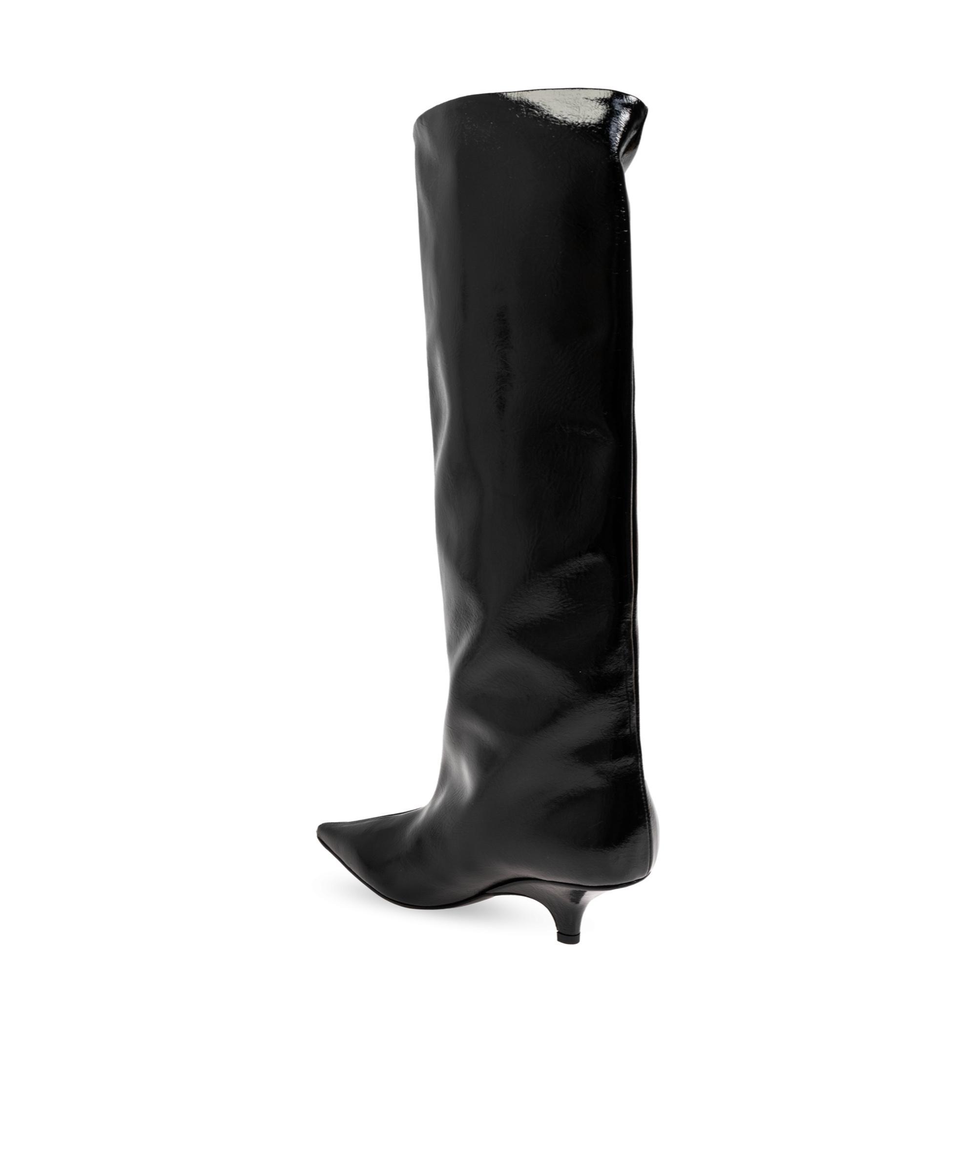 TOTÊME 55mm The Wedge-heel Boots In Black Product Image