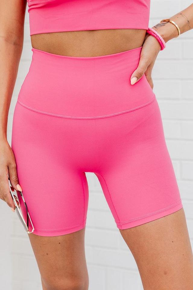 Work In Progress Pink Biker Short FINAL SALE Product Image