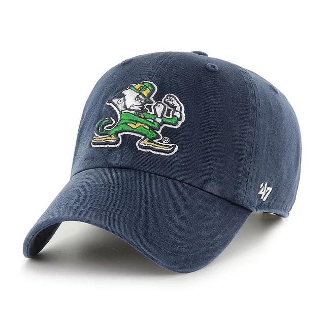 Mens 47 Notre Dame Fighting Irish Vintage Clean Up Adjustable Hat, Blue Product Image