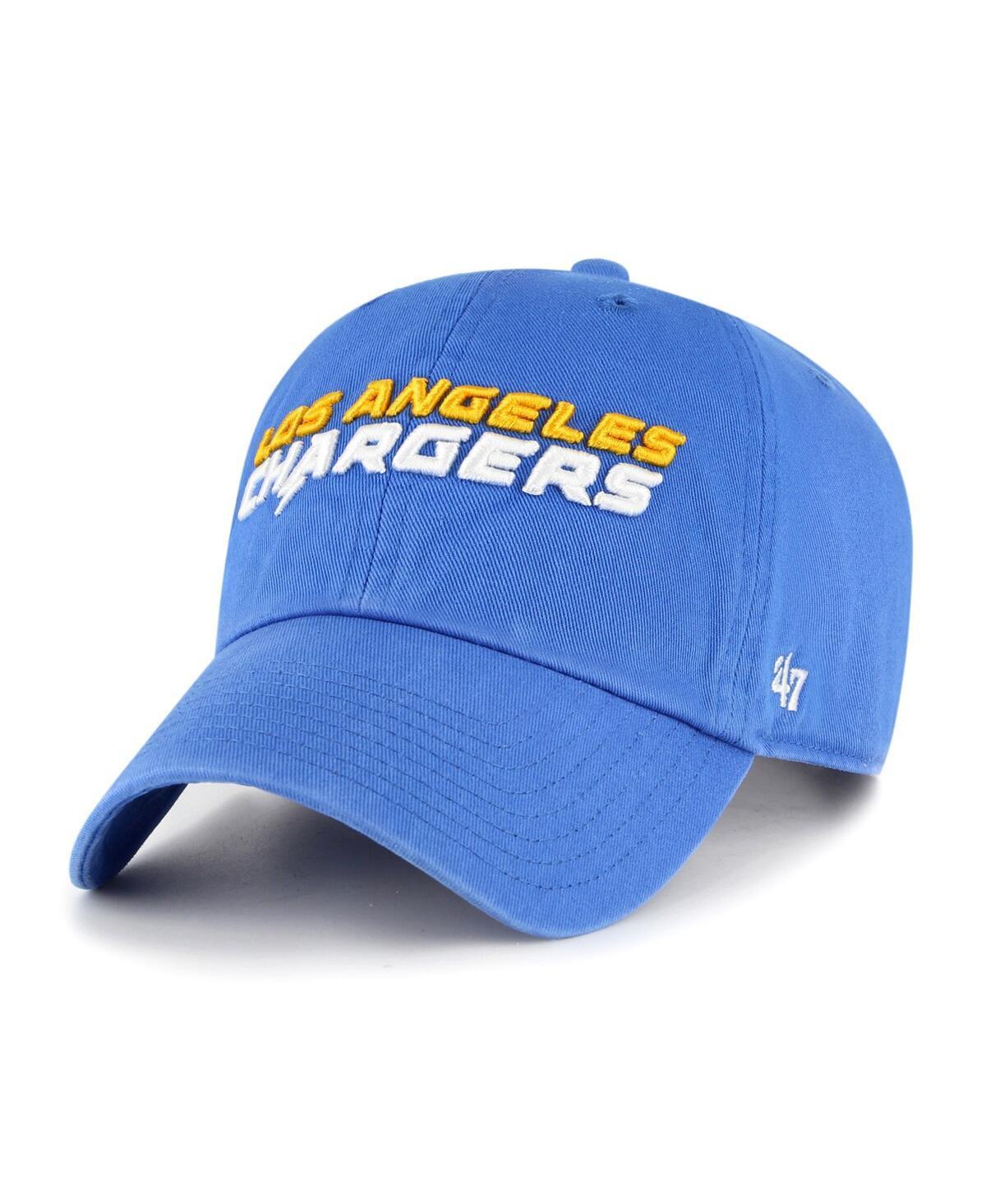 Mens 47 Powder Blue Los Angeles Chargers Clean Up Script Adjustable Hat Product Image