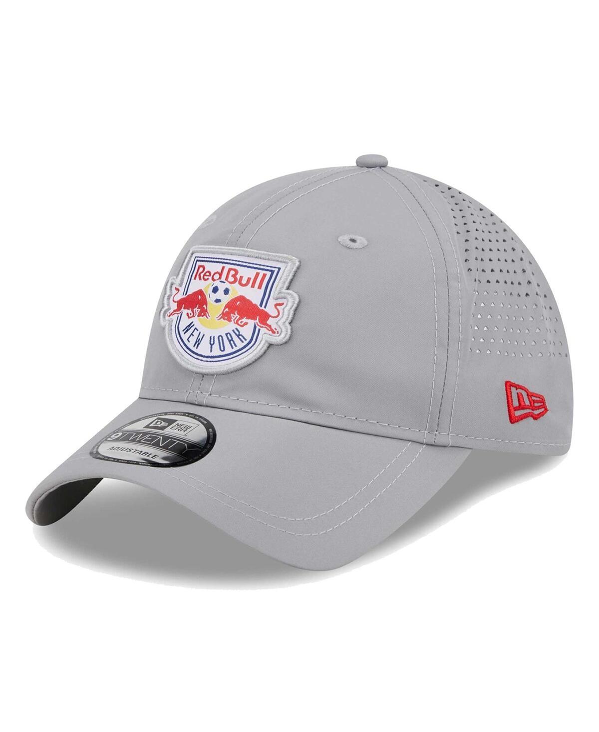 Mens New Era Gray New York Red Bulls Active 9TWENTY Adjustable Hat Product Image